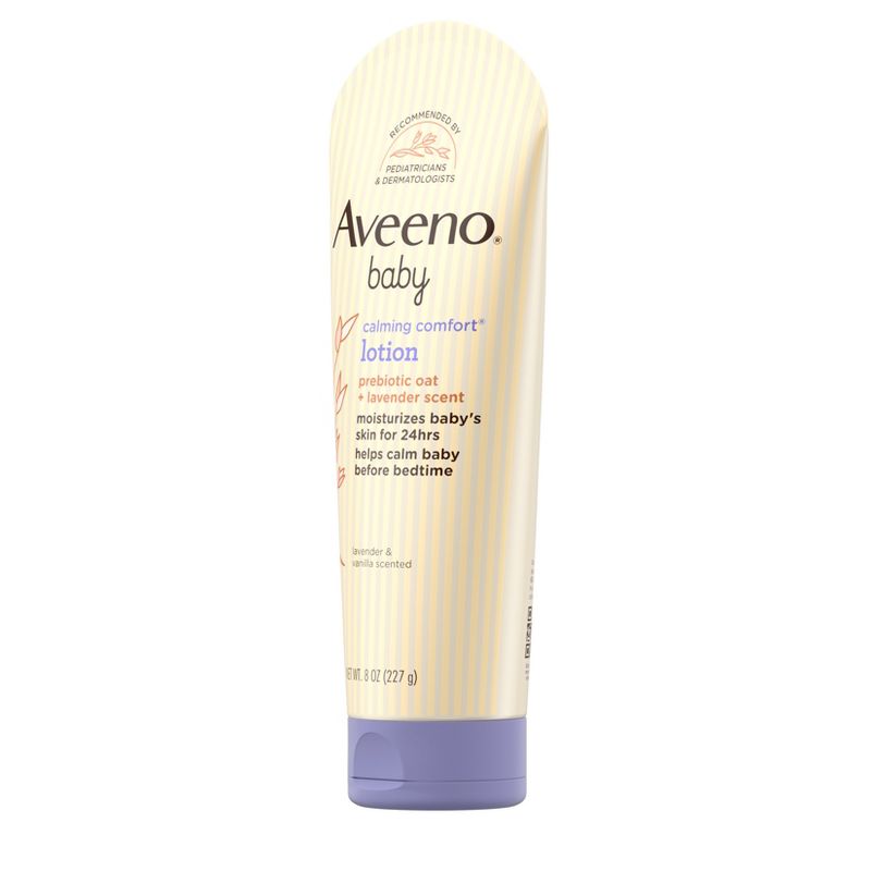 Aveeno Baby Calming Comfort Moisturizing Body Lotion - Lavender &#38; Vanilla Scents - 8oz, 5 of 9