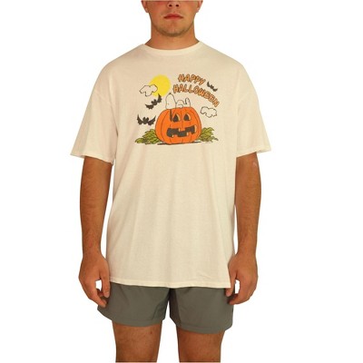Junk Food Mens Happy Halloween Snoopy Graphic T-Shirt