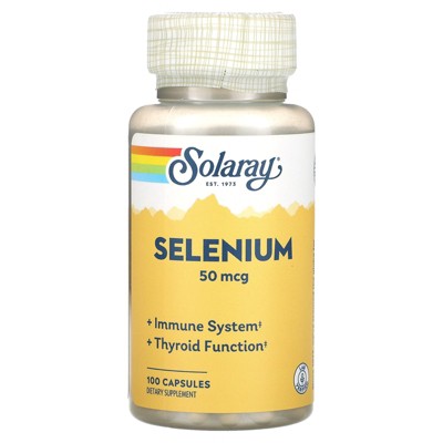 Solaray Selenium, 50 mcg , 100 Capsules