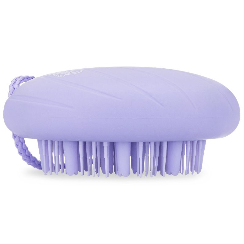 Wet Brush Go Green Oil Infused Scalp Massager and Exfoliator Hair Brush - Purple, 2 of 7