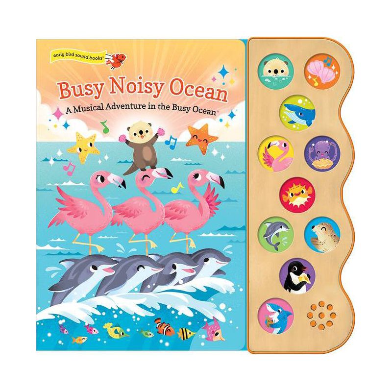 Busy Noisy Ocean - by  Carmen Crowe (Board Book), 1 of 2