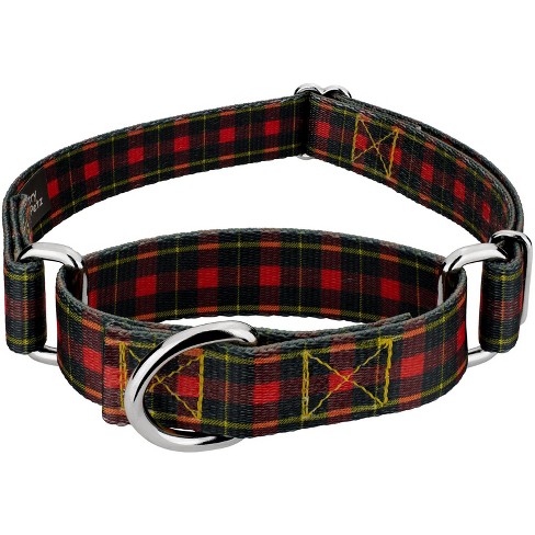 Buffalo plaid dog sales collar