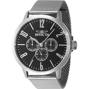 Invicta 47597 Men's Specialty Charcoal Dial Silver Bracelet Watch - 1 of 2