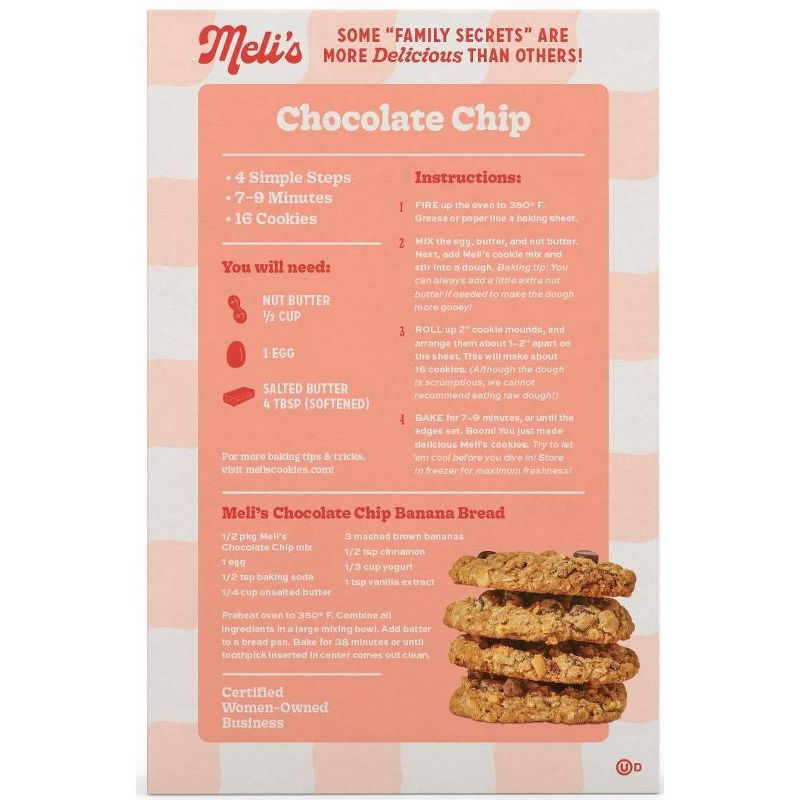 Meli&#39;s Chocolate Chip Gluten Free Cookie Mix - 1lb, 3 of 8