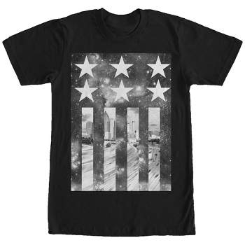 Men's Lost Gods Space American Flag T-Shirt