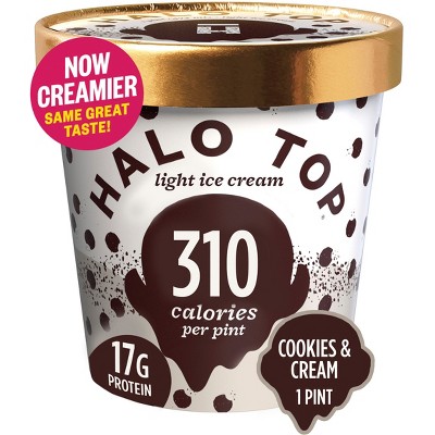 Halo Top Cookies & Cream Ice Cream - 16oz