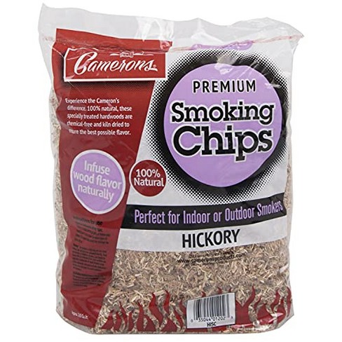 Verknald te ontvangen dump Camerons Products Hickory Wood Smoker Chips ~ 2 Lb. Bag, 260 Cu. In. - 100%  Natural, Fine Wood Smoking And Barbecue Chips : Target