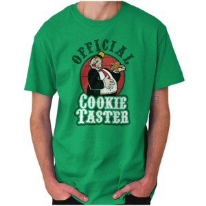 Funny Cartoon Official Cookie Taster Graphic T Shirt Men or Women Brisco Brands - 1 of 4