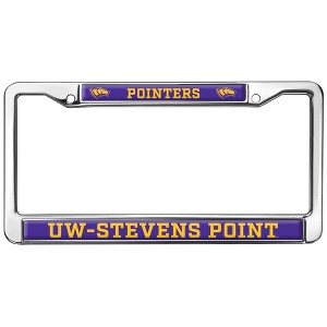 Wisconsin-Stevens Point Pointers Full Size Standard License Plate Metal Frame - 1 of 4