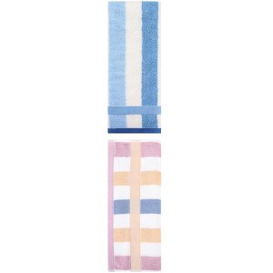REGALWOVEN 2 Pack Cotton Soft Absorbent Striped Hand Towels for Bathroom 13" x 29" - 1 of 4