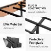 FURNIinspire Beds Full Size Bed Frame Modern Simple Metal Platform Bed with Under-Bed Storage, No Spring Mattress Needed, Brown, 76.8"*53.9"*53.9" - 4 of 4