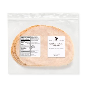 Oven Roasted Turkey Breast Deli Fresh Sliced - price per lb - Market Pantry™ - 1 of 3