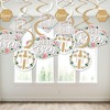 Big Dot of Happiness Religious Easter - Christian Holiday Party Hanging Decor - Party Decoration Swirls - Set of 40 - 3 of 4