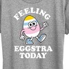 Women's - Instant Message - Feelin Eggstra Short Sleeve Graphic T-Shirt - 2 of 4