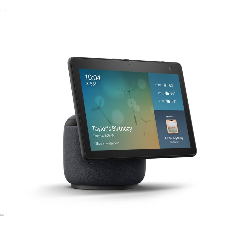 Amazon Echo Show 10 (3rd Gen)- HD Smart Display with Alexa - Charcoal, 3 of 12