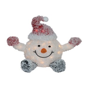 Christmas Pre-Lit Snow Baby with Santa Hat - 1 of 1