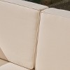 Oana 9pc Acacia Wood U-Shaped Sectional Sofa Set Teak/Beige - Christopher Knight Home: Weather-Resistant Outdoor Patio Furniture - 3 of 4