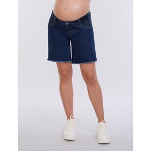 Women's Under the Belly Maternity Dad Denim Short | Motherhood Maternity - 1 of 4