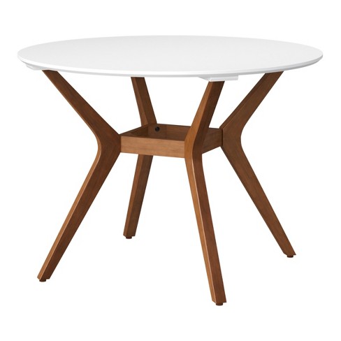 42 Emmond Mid Century Modern Round Dining Table Natural White Project 62 Target