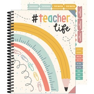 Carson Dellosa Education We Belong Teacher Planner (128 pages, 116 stickers) - 1 of 4