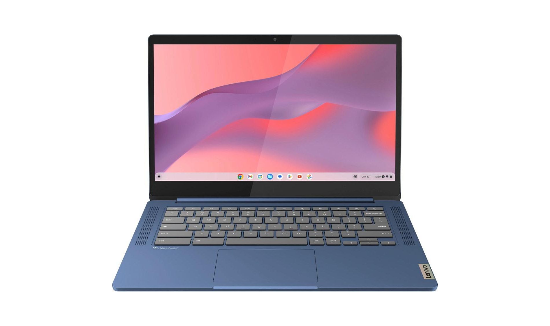 Lenovo IdeaPad Slim 3 Chromebook 14" Full HD Touchscreen Laptop, MediaTek Kompanio 520, 4GB RAM, 64GB eMMC, Chrome OS, Abyss Blue