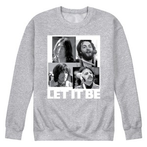 Men's - The Beatles - Let It Be-Men's Crew Fleece Sweatshirt Graphic Fleece Sweatshirt - 1 of 4