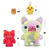 Fuggler Plush Clip-On Keyring - Munch Munch, Multi-Color - 2 of 4