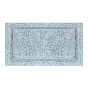 Delara Organic Cotton Reversible Bath Mat, GOTS Certified, Ultra-Thick & Super Absorbent Bath Rug - 1 of 4