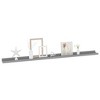 vidaXL Wall Shelves 4 pcs Gray 45.3"x3.5"x1.2" - 2 of 4