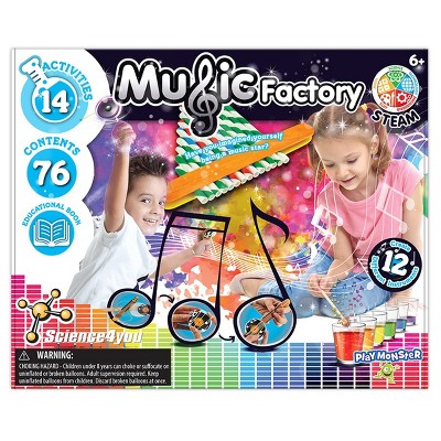 PlayMonster Music Factory Science Kit - 14 Activities to Construct & Play
