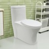 Aghana Digitals White Round Toilet Seat with Slow Close Cover, Quick Release Hinges, Easy Install & - 2 of 4