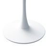 NicBex 32" Modern Round Dining Table with Printed White Marble Table Top, End Table for 4, Leisure Coffee Table for Dining Room, Living Room - 4 of 4