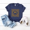 Simply Sage Market Women's Mustard Smiley Face Short Sleeve Graphic Tee - 2 of 2
