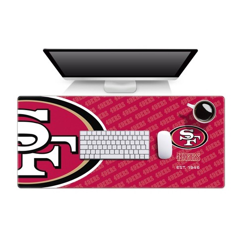  San Francisco 49ers Patch Button Banner and Tapestry Wall Tack  Pads : Sports & Outdoors