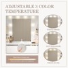 Aukfa Dressing table and Mirror, Dressing table and Bedroom Dressing Table with 3-color Light Options for Adjustable Brightness, White - 4 of 4