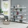 KTMBDW Triple Wide 5 Tier Bookshelf, 70.9" Tall Bookcase, Modern Bookcases and Bookshelves Furniture for Bedroom, Living Room and Home Office - 3 of 4