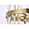 Elegant Lighting Serena 8 - Light Pendant in  Satin Gold - 3 of 4