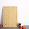 Large Bamboo Cutting Board, Wooden Cutting Board for Kitchen with Handles and Juice Groove, Chopping Board - 4 of 4