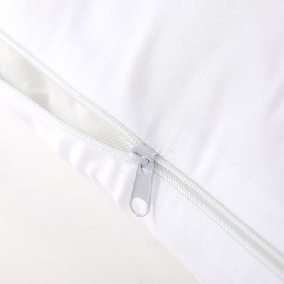 White Hypoallergenic Down Alternative V-Shaped Maternity Pillow