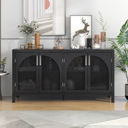 Rattan sideboard outlet target