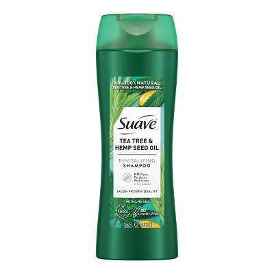 Suave Natural Tea Tree & Hemp Seed Oil Revitalizing Shampoo - 12.6 fl oz