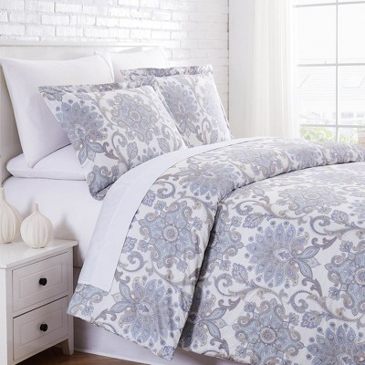 Southshore Fine Living Serenity 300 Tc Long-staple 3pc Cotton Duvet ...