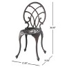 Sapphtopaz Outdoor Patio Furniture Set Lounge Patio Chairs with Round Table for Backyard, Terrace, Garden - 2 of 4