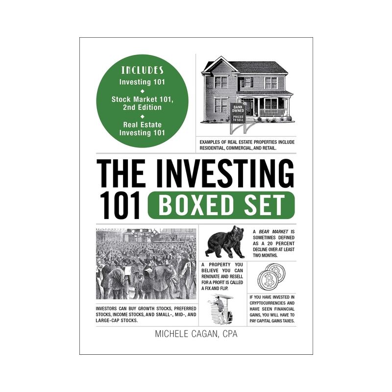 The Investing 101 Boxed Set - (Adams 101) by  Michele Cagan (Hardcover), 1 of 2