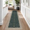 2'x10' Washable Neutral Farmhouse Boho Runner Rug - 4 of 4