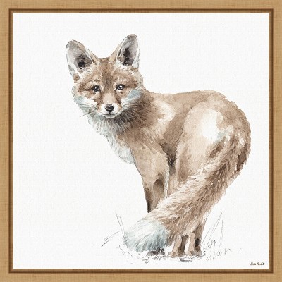 Amanti Art Forest Friends XI by Lisa Audit Canvas Wall Art Print Framed 16-in. x 16-in.