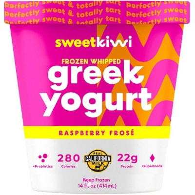 SweetKiwi Frozen Greek Yogurt Raspberry Frose - 14oz