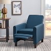 KTMBDW Linen Recliner Sofa Push Back Recliner Chair Adjustable Modern Single Reclining Chair Upholstered Sofa for Living Room, Bedroom - 2 of 4