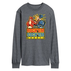 Men's - Rock 'Em Sock 'Em Robots - Rock 'Em Sock 'Em Robots Long Sleeve Graphic T-Shirt - 1 of 4