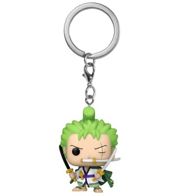 Pop Pocket Keychain  One Piece Zoro Roronoa Figure